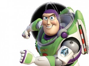 Buzz lightyear from the movie Toy Story
