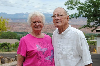 Arlis and Kent Roberts started growing grapes for wine in Moab 35 years ago.