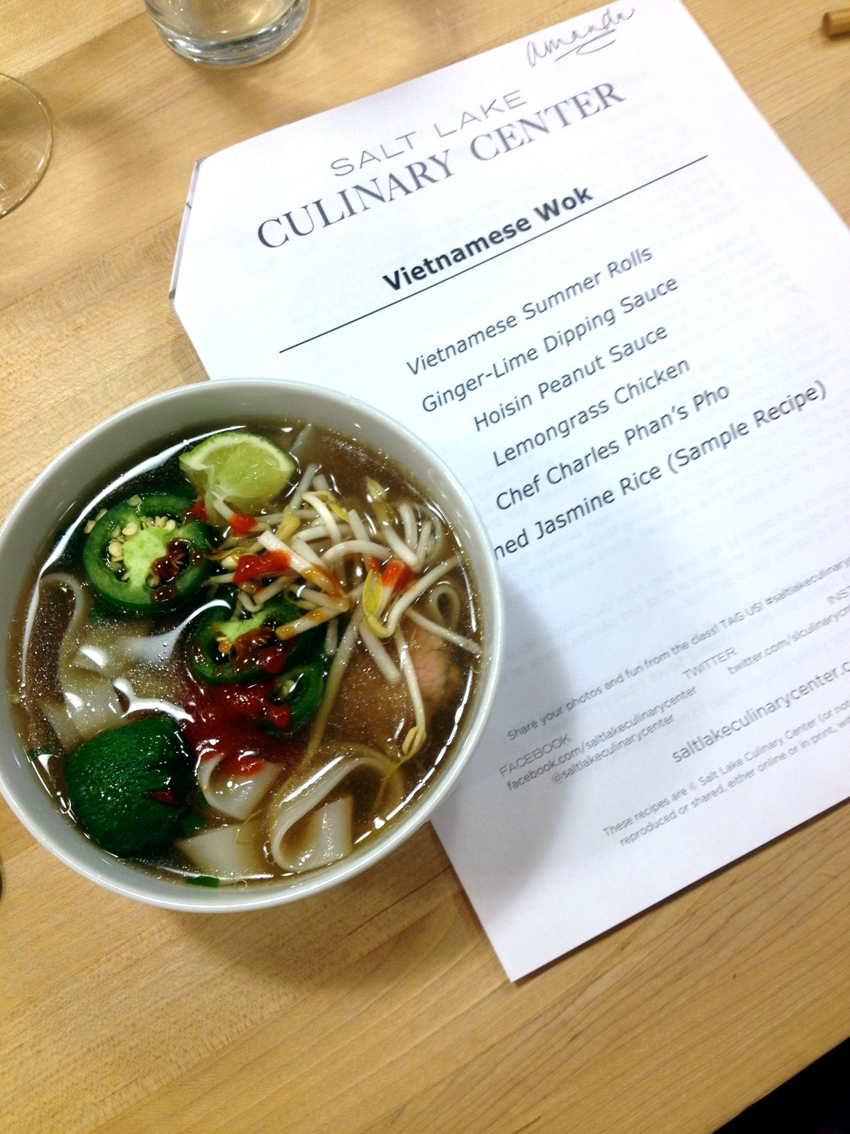 Salt Lake Culinary Center – Vietnamese Wok