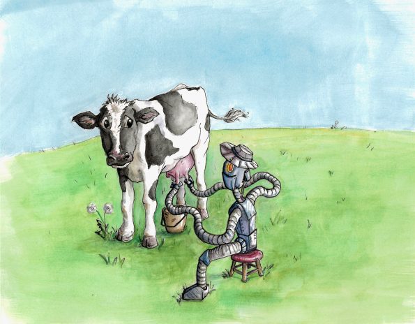 Cow and Robot Molina_UT Stories