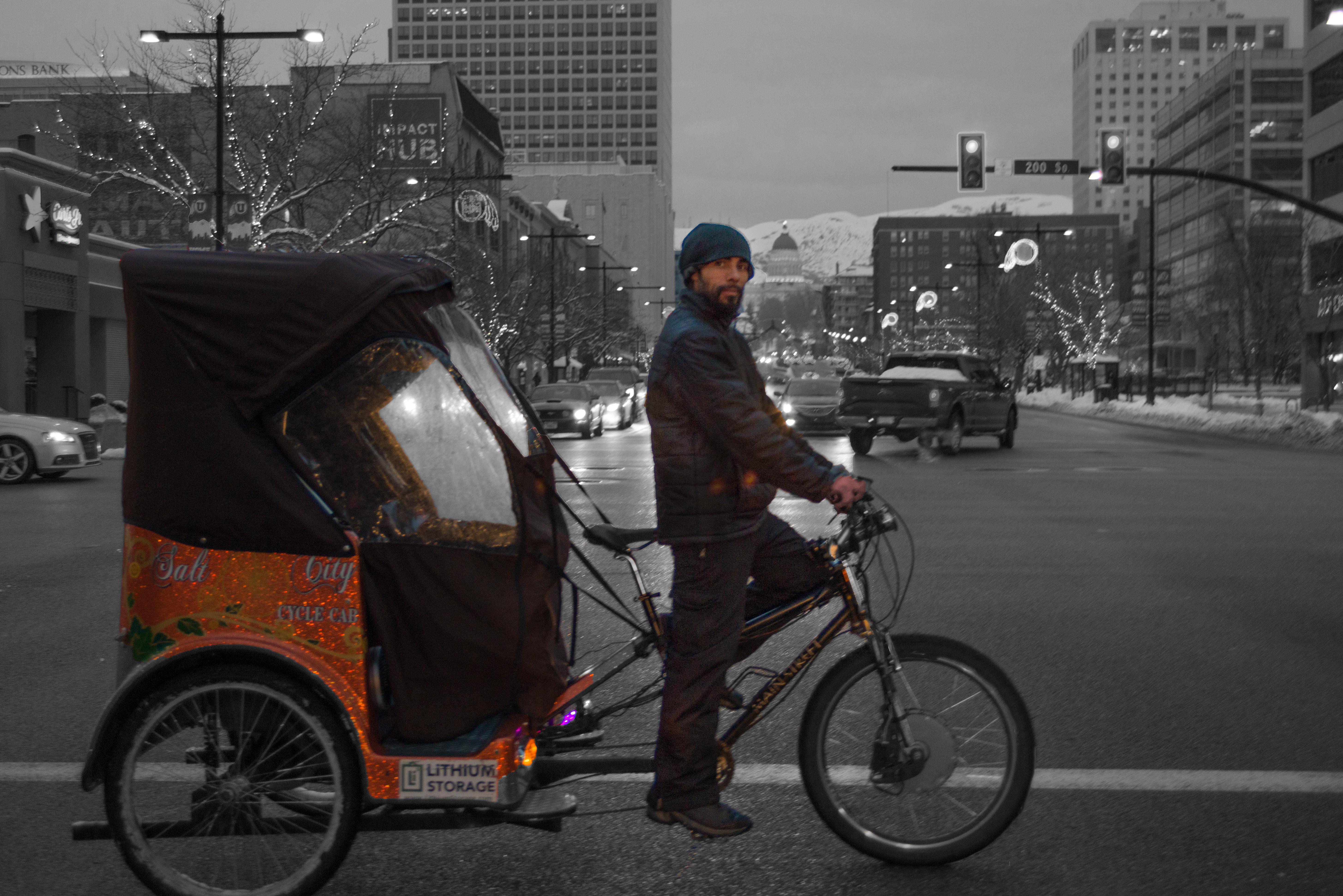 A Pedicabber’s Take on Working in Utah’s Inversion