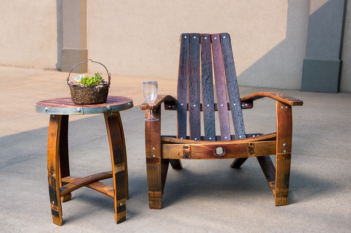 B&T Barrel—Ogden Couple Crafts Unique Chairs From Wine Barrels.