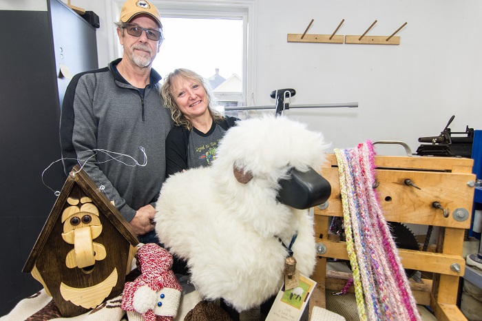 At Spinderella’s Creations They Spin Wool, Alpaca, Mohair, and Llama Fur