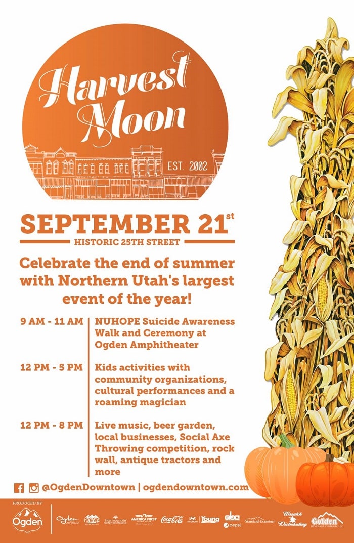 Ogden's 18th Annual Harvest Moon Celebration Schedule