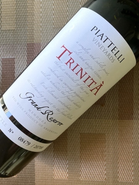 Malbec Based Red Wine: Piattelli Trinita Grand Reserve 