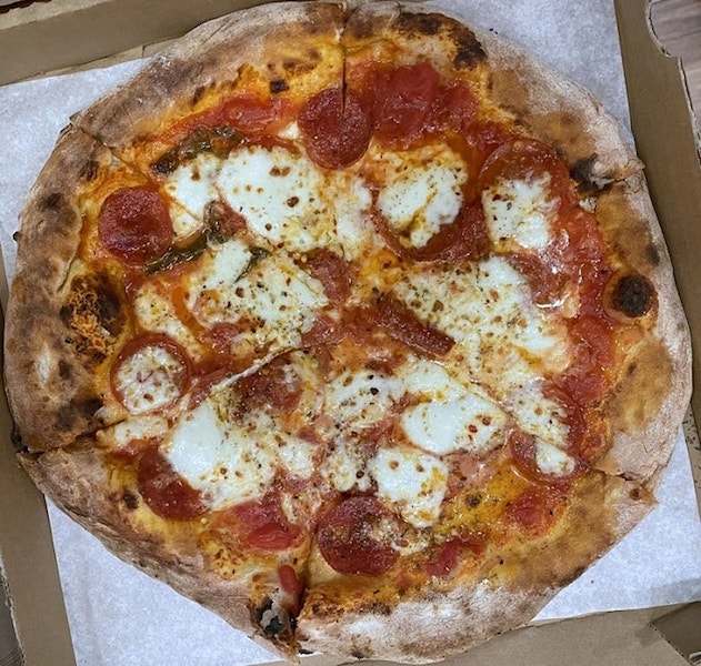 Osteria Amore’s Diavola Pizza