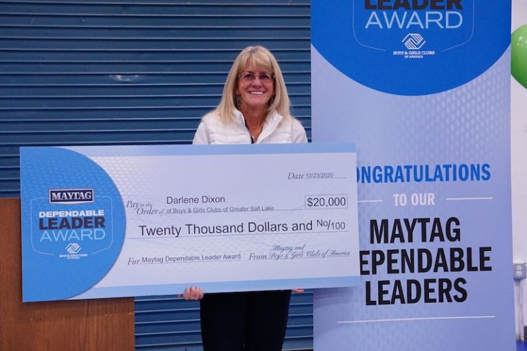 LOCAL BOYS & GIRLS CLUB EMPLOYEE NAMED 2020 MAYTAG DEPENDABLE LEADER