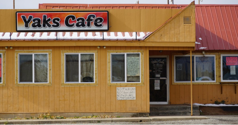 Yak’s Cafe in Blanding, Utah is banning their customers from wearing masks