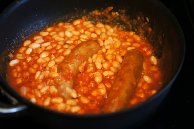 White Beans with Sausage