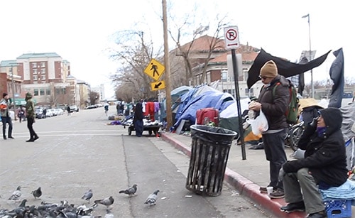 The homeless problem in Downtown Salt Lake City