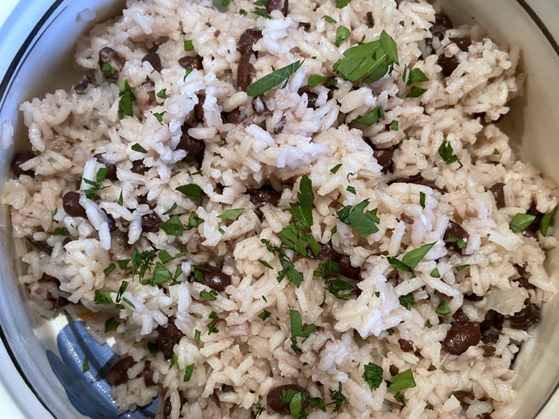 Rice With Black Beans