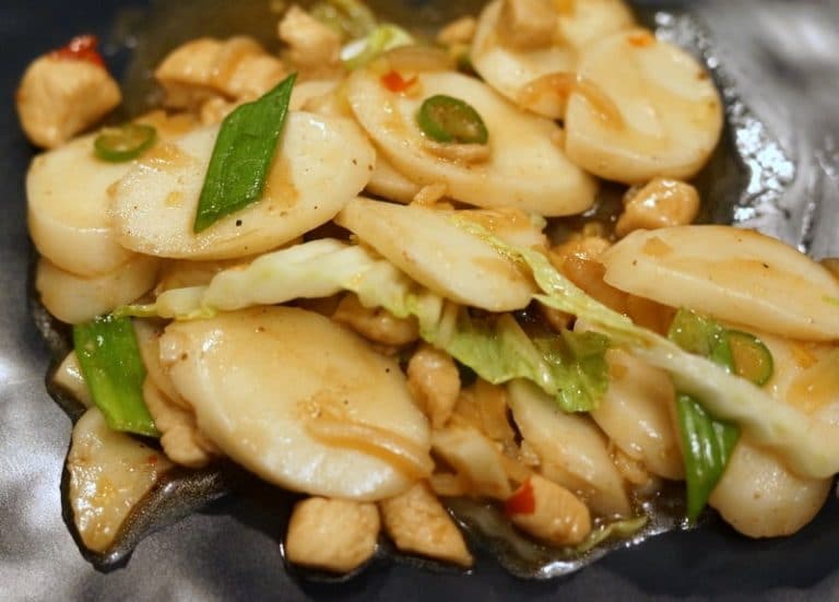 Spicy Rice Cakes with Chicken Utah Stories