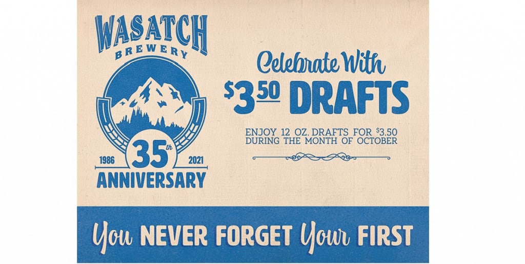 Wasatch Brewery Celebrates 35 Years as Utah’s Original Craft Brewery