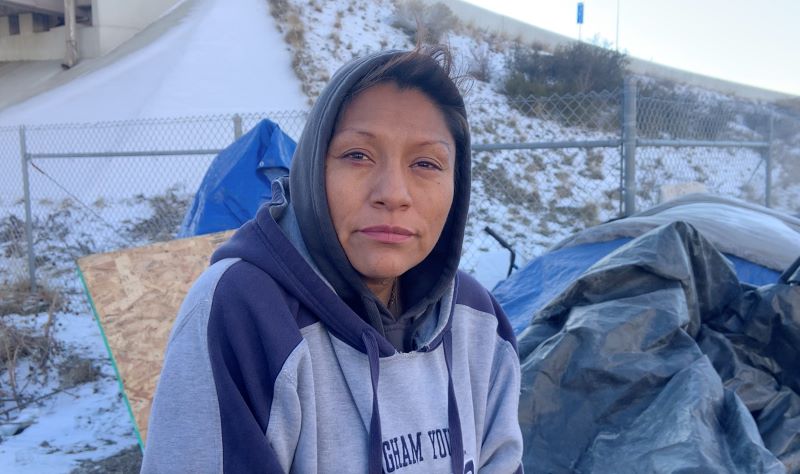 Savannah has been living at Fort Pioneer for three months waiting for permanent housing.