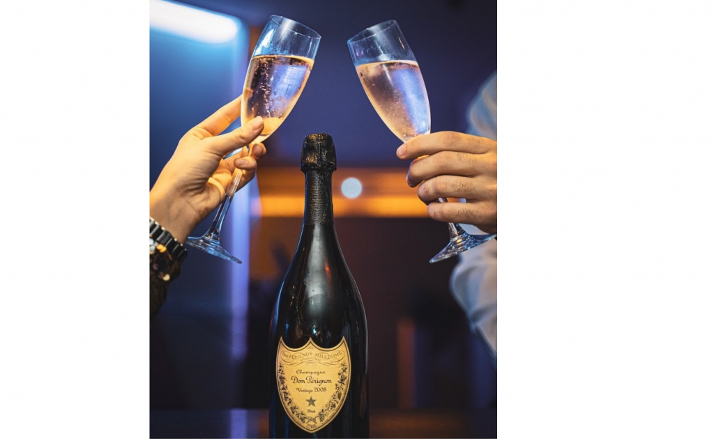 Champagne Takes Center Stage at Blue Sky
