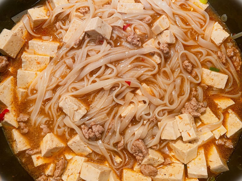 Ma-Po Tofu Noodles