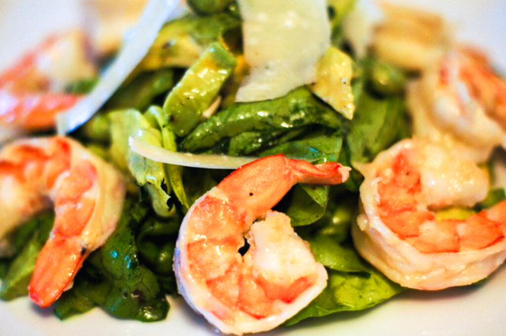 Boston Lettuce Salad with Shrimp