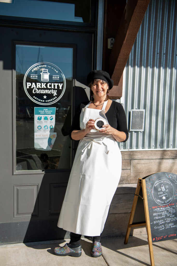 Corinne Zinn, owner of Park City Creamery.
