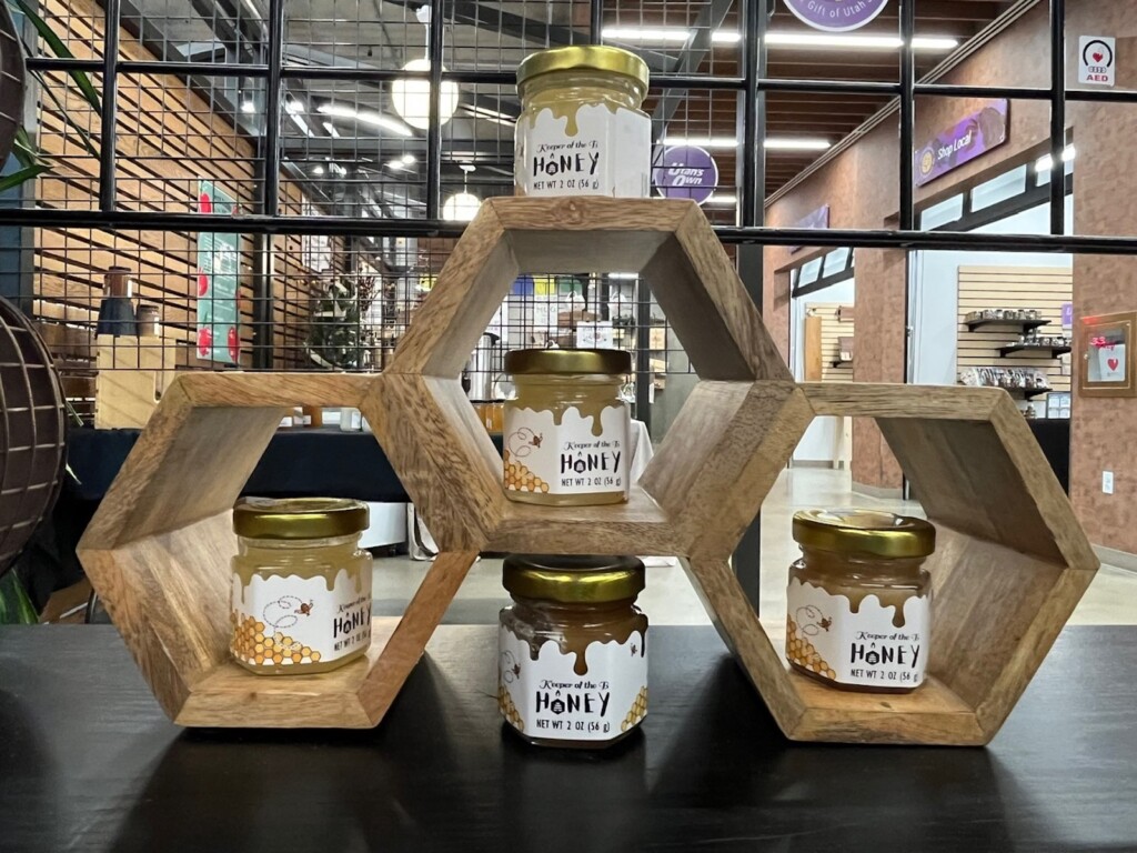 Local honey perfect for gourmet food gift basket.