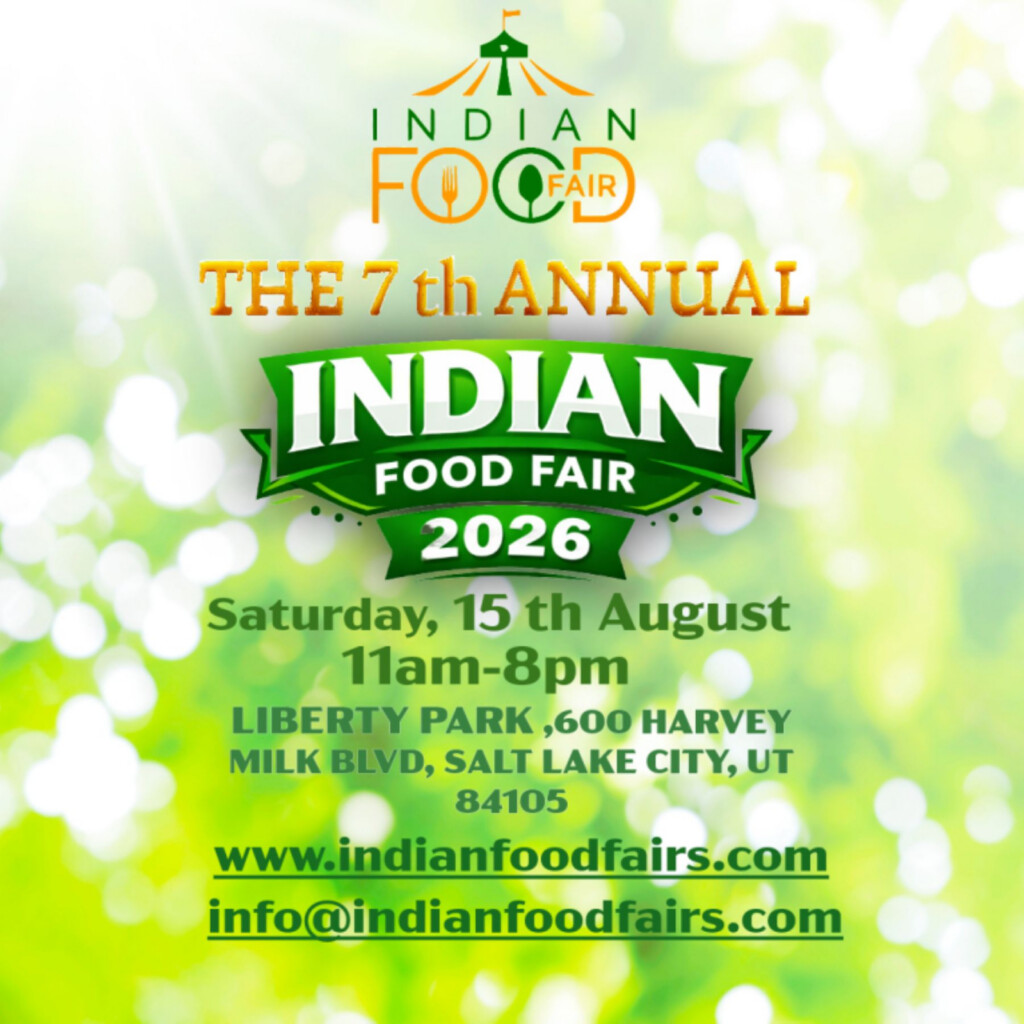 Indian Food Fair Returns to Liberty Park in Salt Lake City on August 15, 2026
